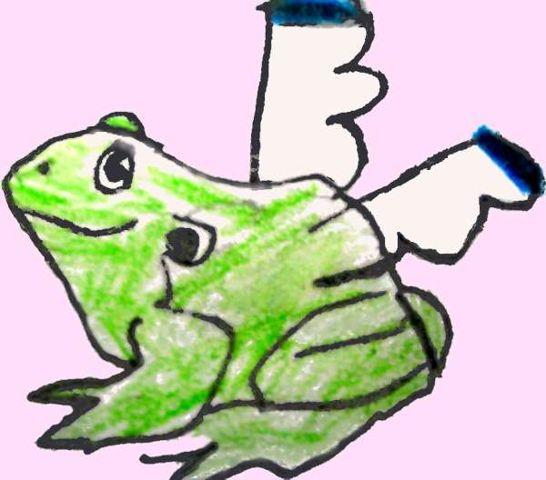 Milo the Winged Frog